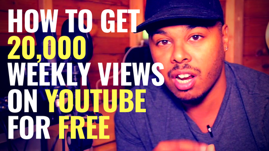 HOW TO GET 20,000 WEEKLY VIEWS ON YOUTUBE FOR FREE