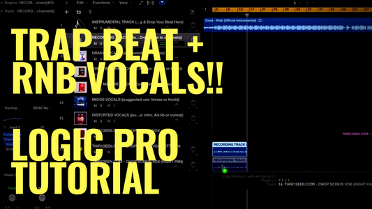 Trap Beat + RNB Vocals!! - Logic Pro tutorial